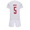 Baby Fußballbekleidung Dänemark Joakim Maehle #5 Auswärtstrikot WM 2022 Kurzarm (+ kurze hosen)